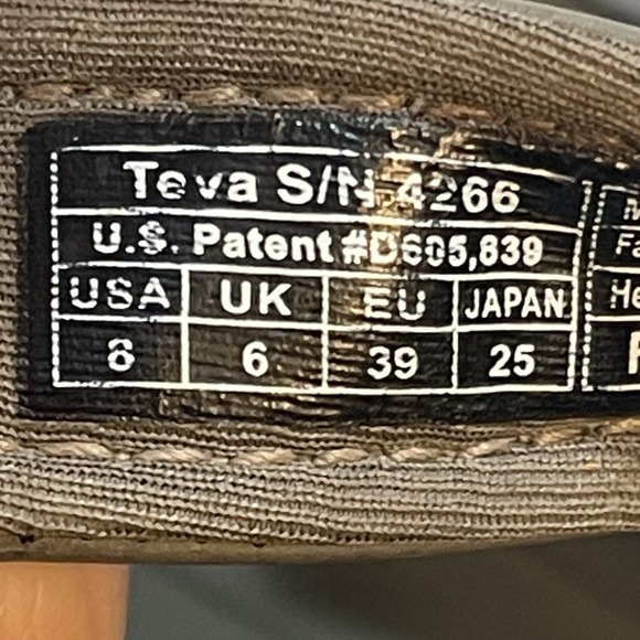 Teva Tirra Hiking Sandals Gray Blue Womens 8 UK 6 EU 39 - Picture 7 of 7